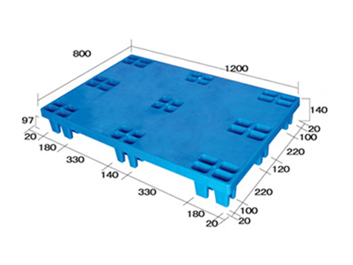 1208平板輕型塑料托盤(pán)